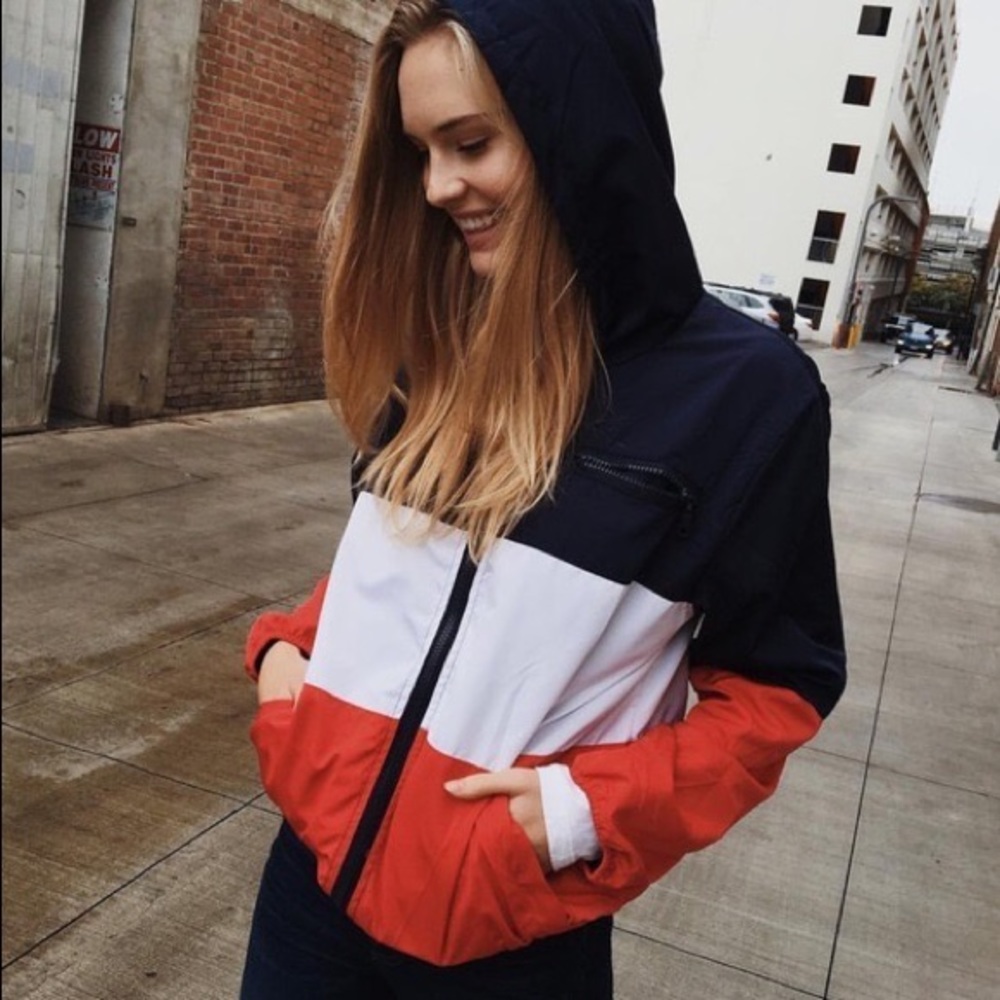 Brandy Melville Krissy Colourblock Jacket